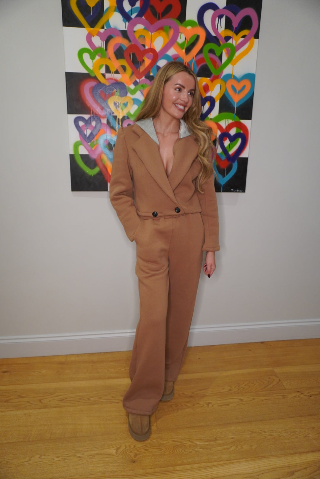 IVY Tracksuit with Hood- Brown
