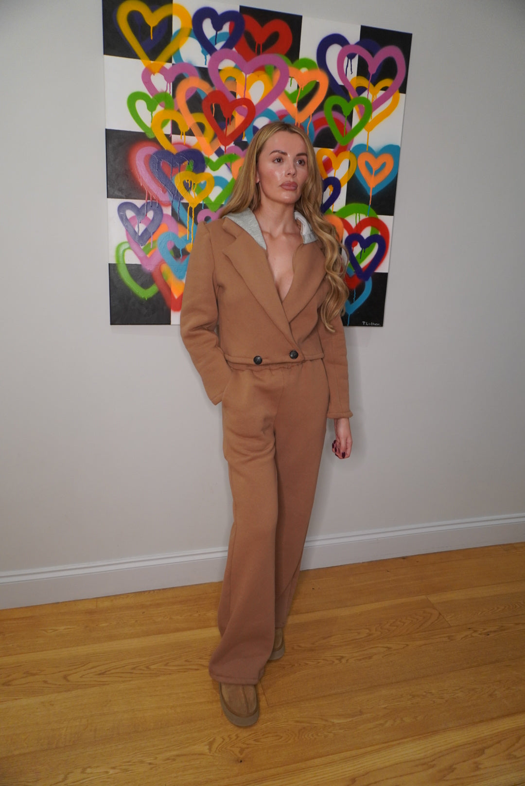 IVY Tracksuit with Hood- Brown