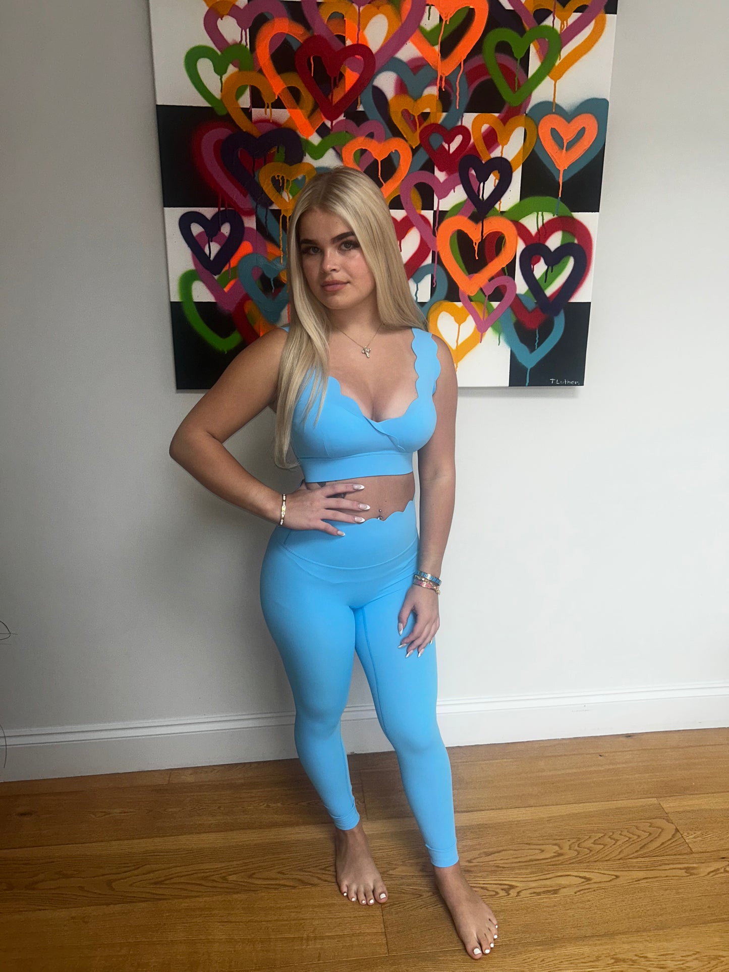 Scallop Gym Set - Blue