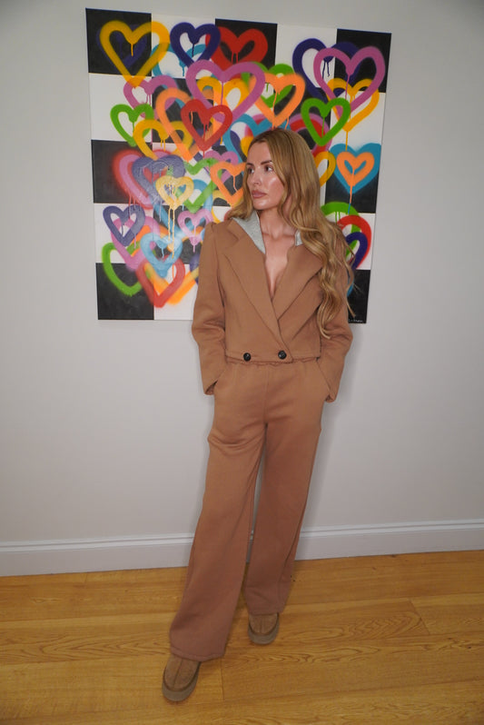 IVY Tracksuit with Hood- Brown