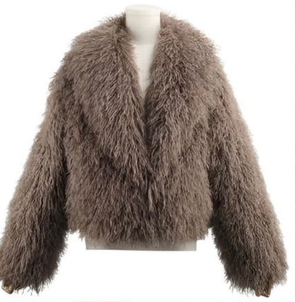 Mongolian Coat- Taupe