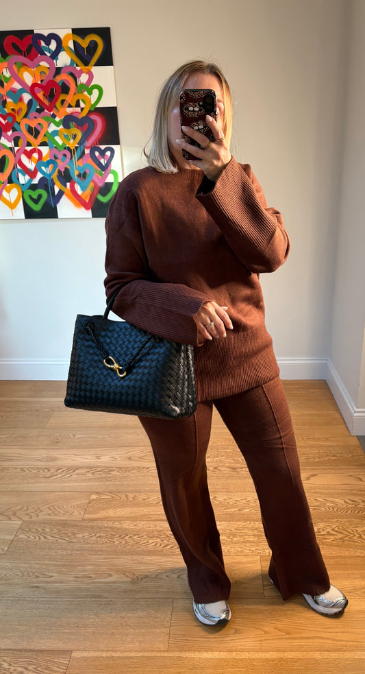 NELLY Premium Knitwear- Brown