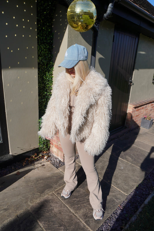 Mongolian Coat - Cream