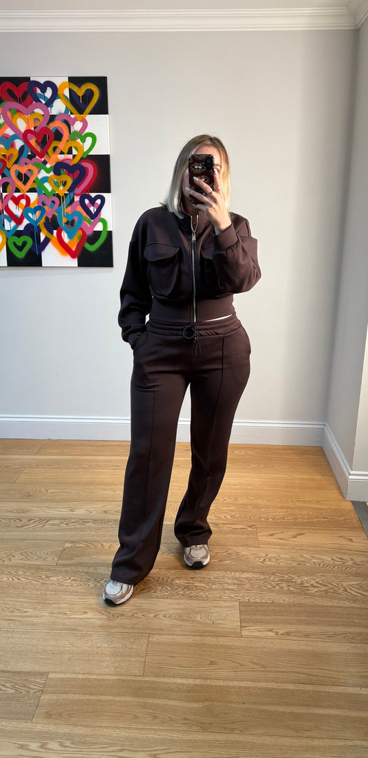 Paris Tracksuit- Brown