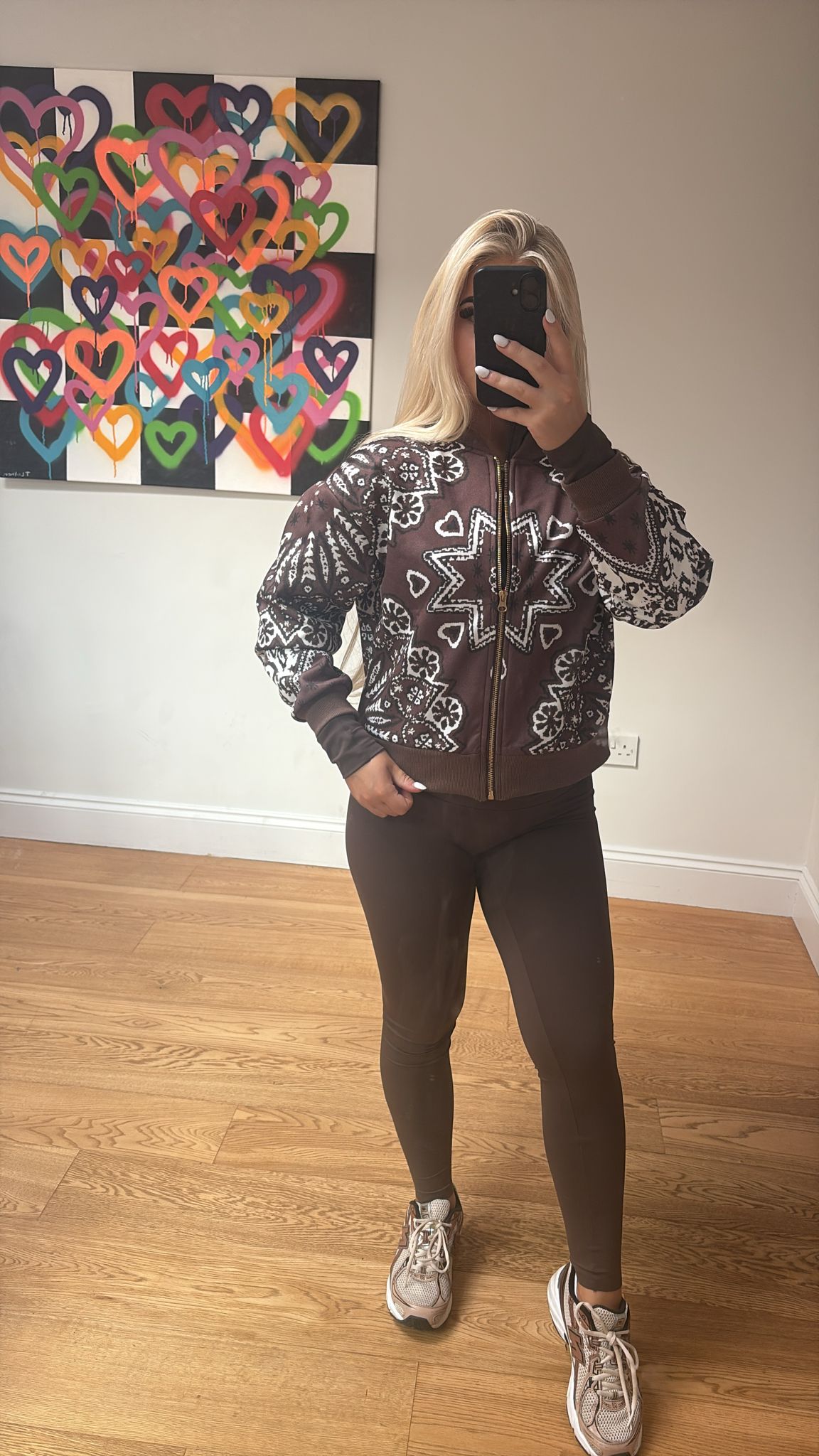 Bandana Cardigan- Brown