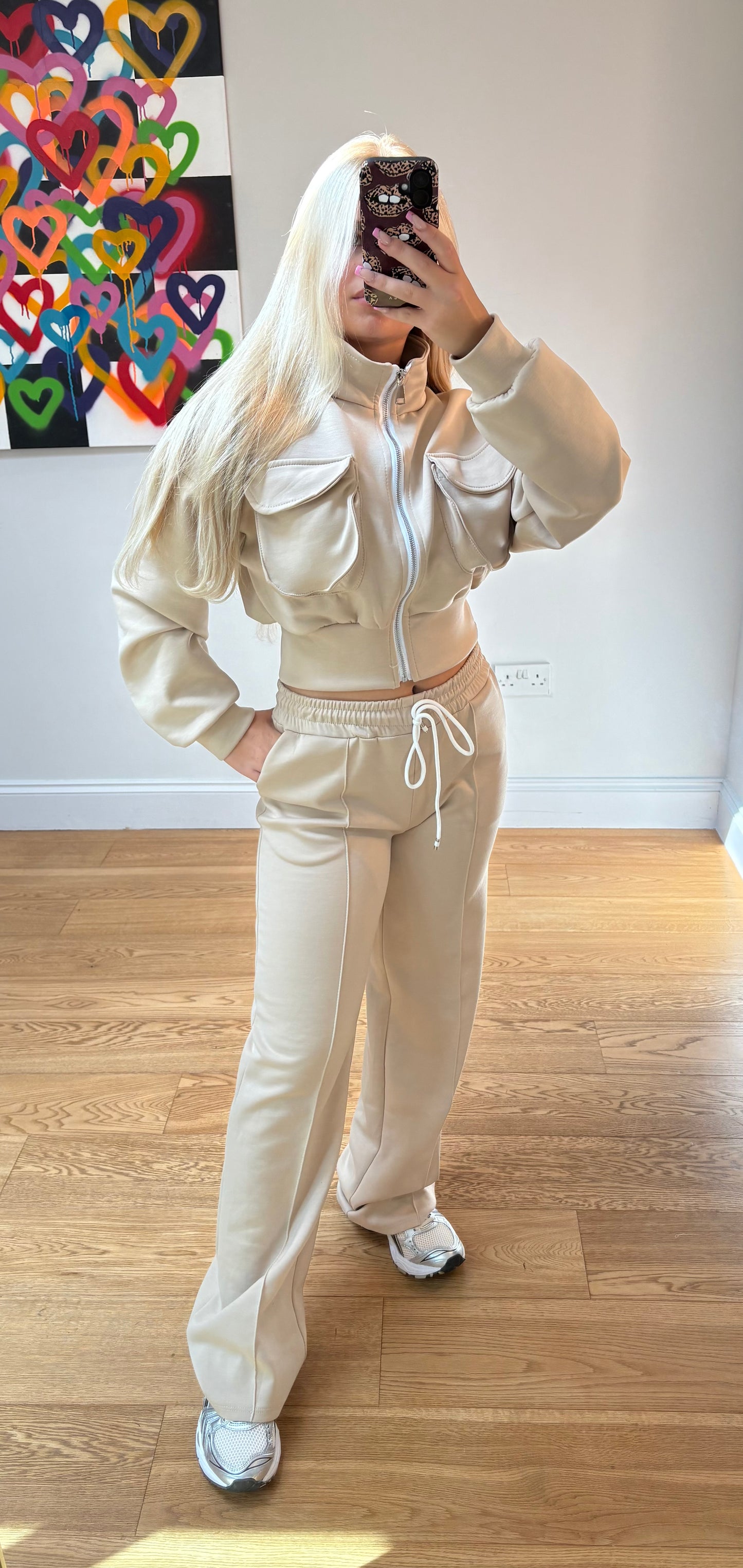 Paris Tracksuit- Cream