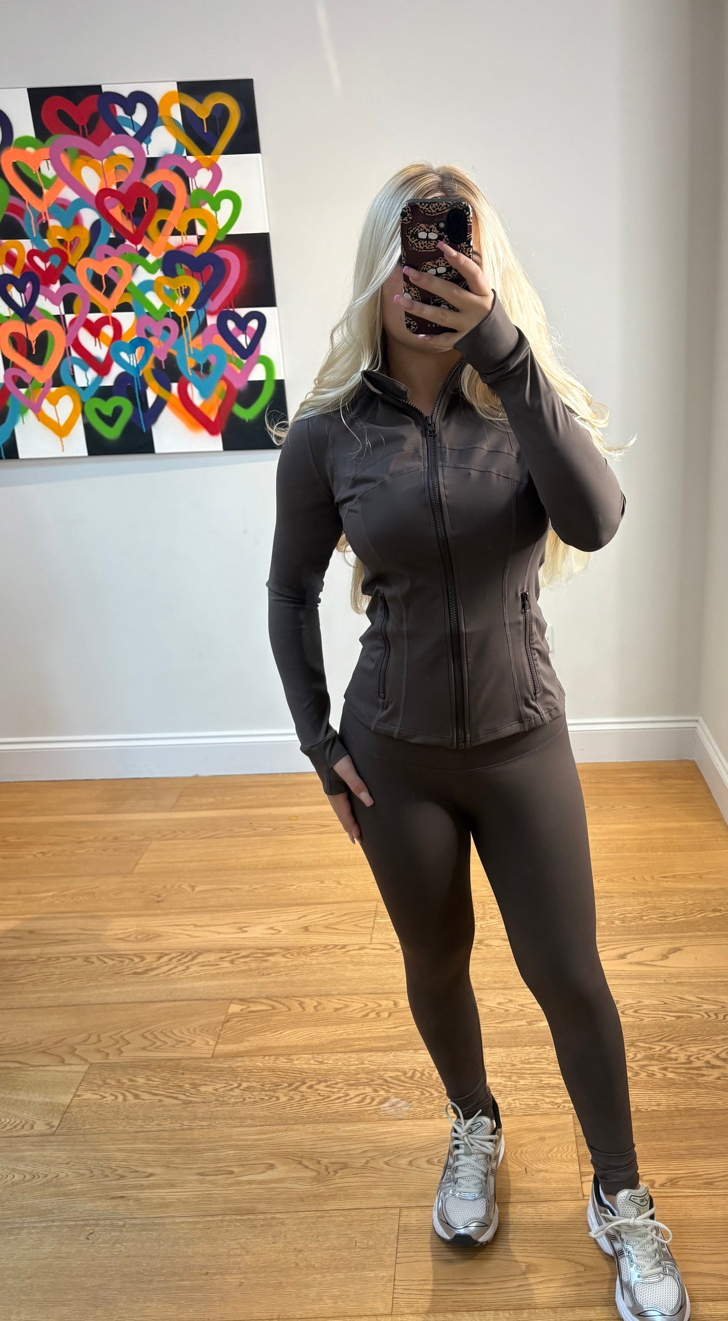 Lulu Gym Set- Brown