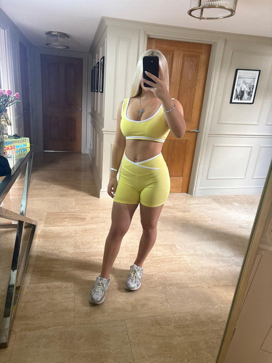 Candy Short Set Yellow