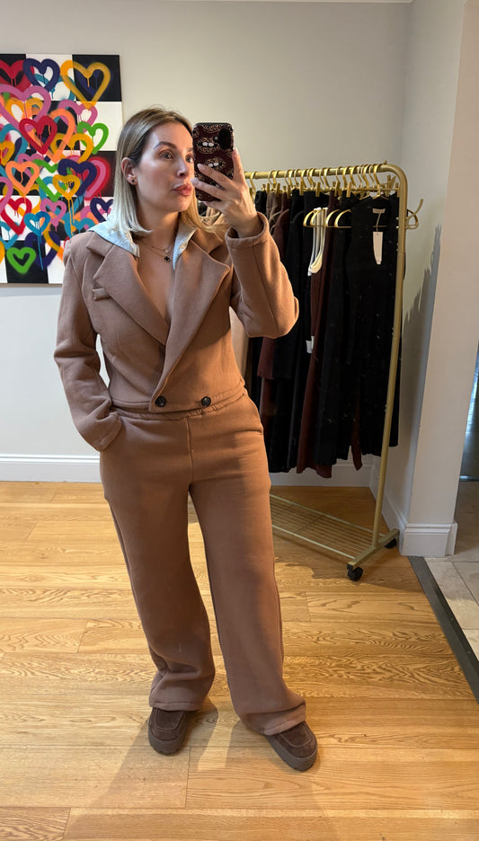 IVY Tracksuit with Hood- Brown