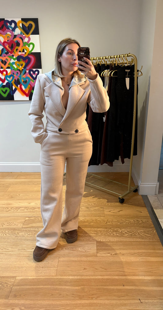 IVY Tracksuit with Hood- Cream